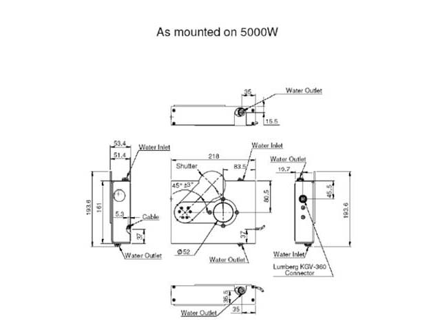Ophir高功率激光功率計快門保護罩